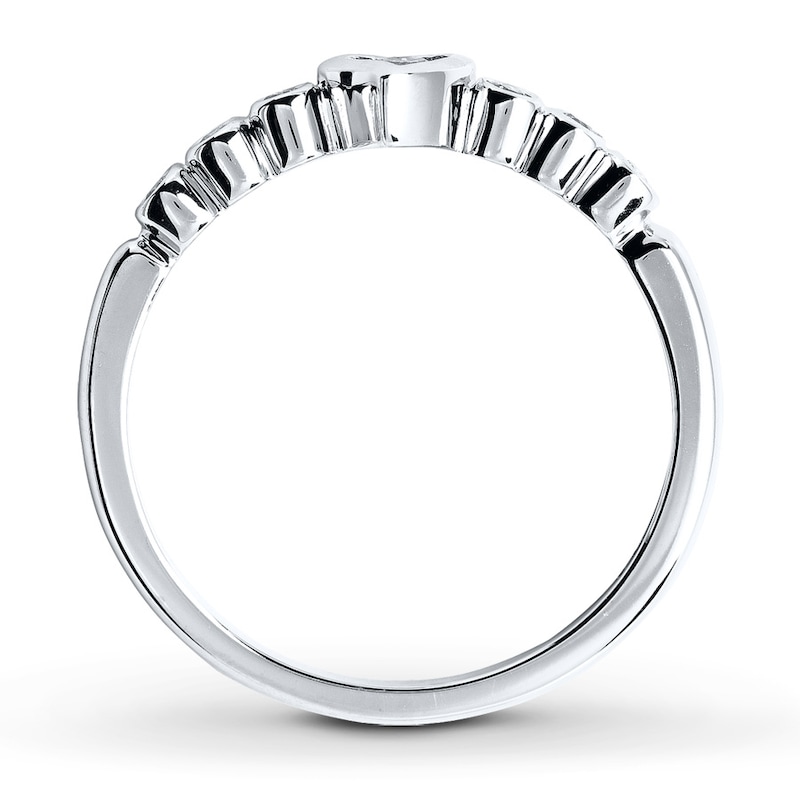 Main Image 2 of Previously Owned Ring 1/8 ct tw Diamonds 10K White Gold