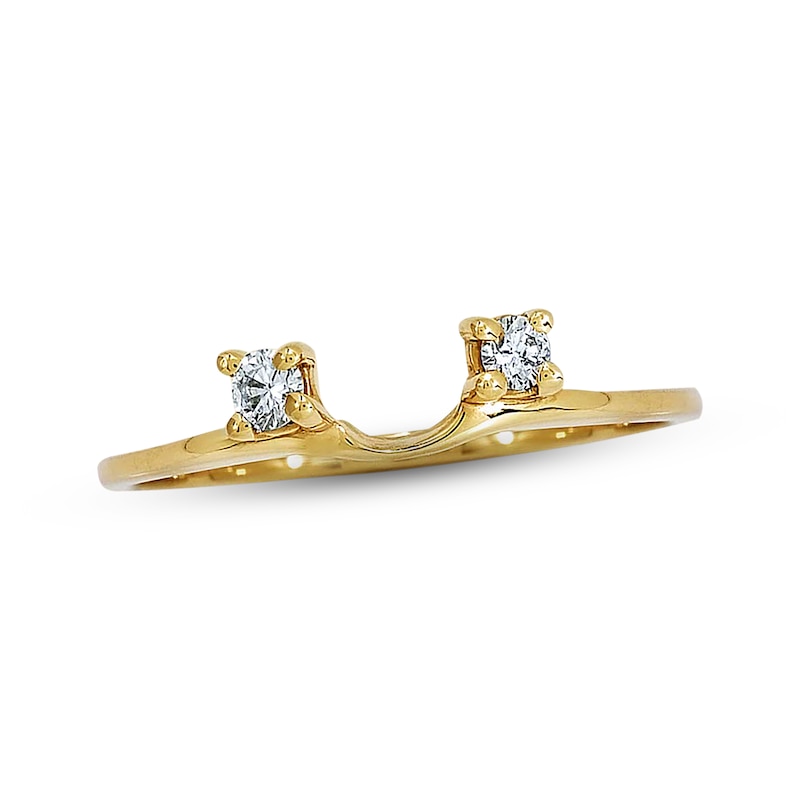 Previously Owned Diamond Enhancer Ring 1/8 ct tw Round-cut 14K Yellow Gold