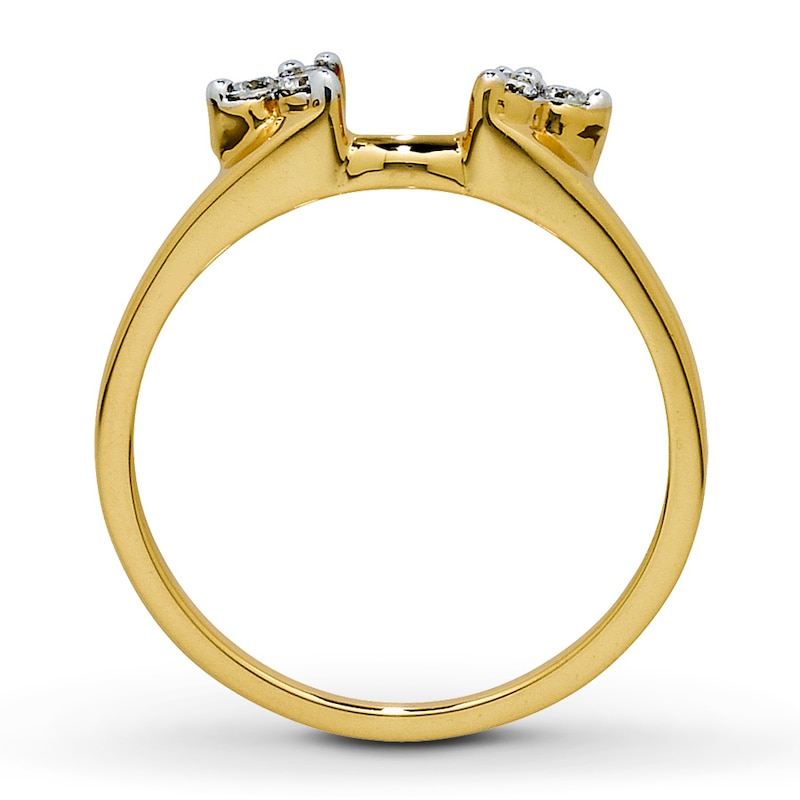 Main Image 2 of Previously Owned Diamond Enhancer Ring 1/8 ct tw Round-cut 14K Yellow Gold