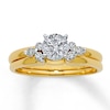 Thumbnail Image 4 of Previously Owned Diamond Enhancer Ring 1/8 ct tw Round-cut 14K Yellow Gold