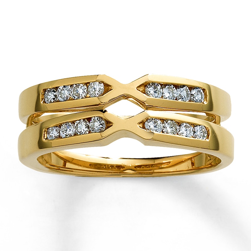 Main Image 1 of Previously Owned Diamond Enhancer Ring 1/3 ct tw 14K Yellow Gold