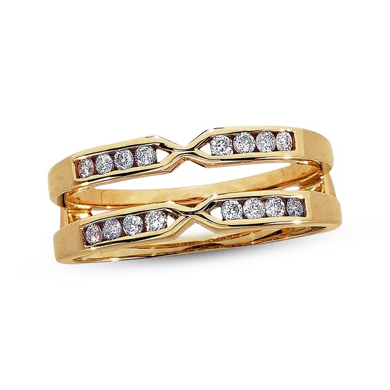 Previously Owned Diamond Enhancer Ring 1/ ct tw Round-cut 14K Gold