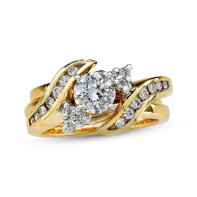 Previously Owned Diamond Wrap Ring 3/8 ct tw 14K Yellow Gold