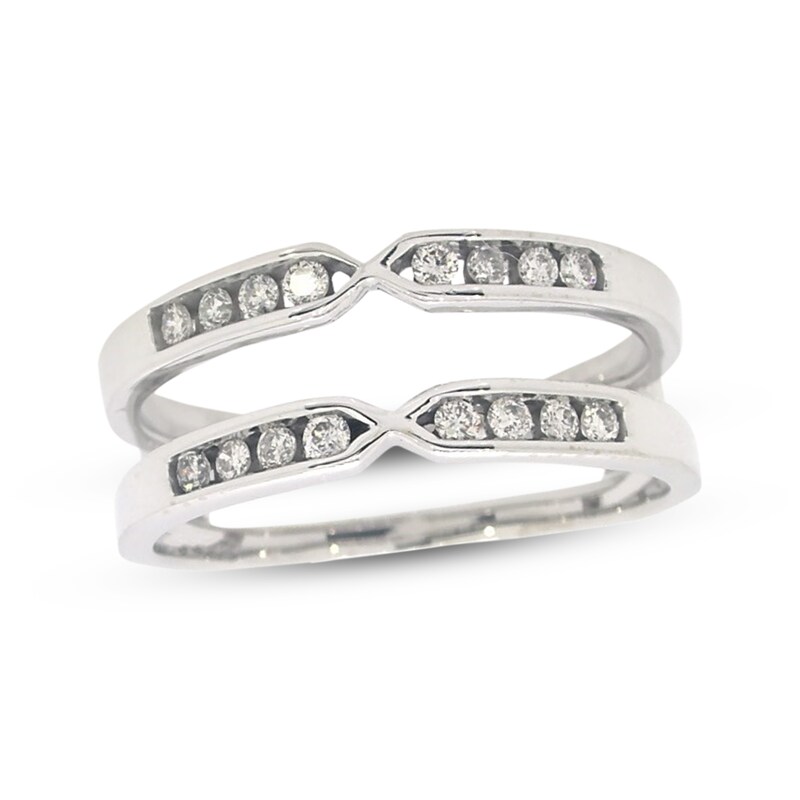 Main Image 1 of Previously Owned Diamond Enhancer Ring 1/4 ct tw Round-cut 14K White Gold