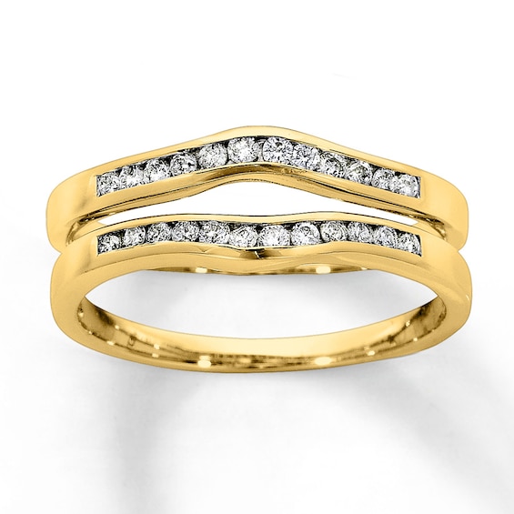 Previously Owned Enhancer 1/4 ct tw Round-cut 14K Yellow Gold