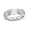 Thumbnail Image 1 of Previously Owned Men's Diamond Wedding Band 1/8 ct tw Round-cut 14K White Gold - Size 10.25