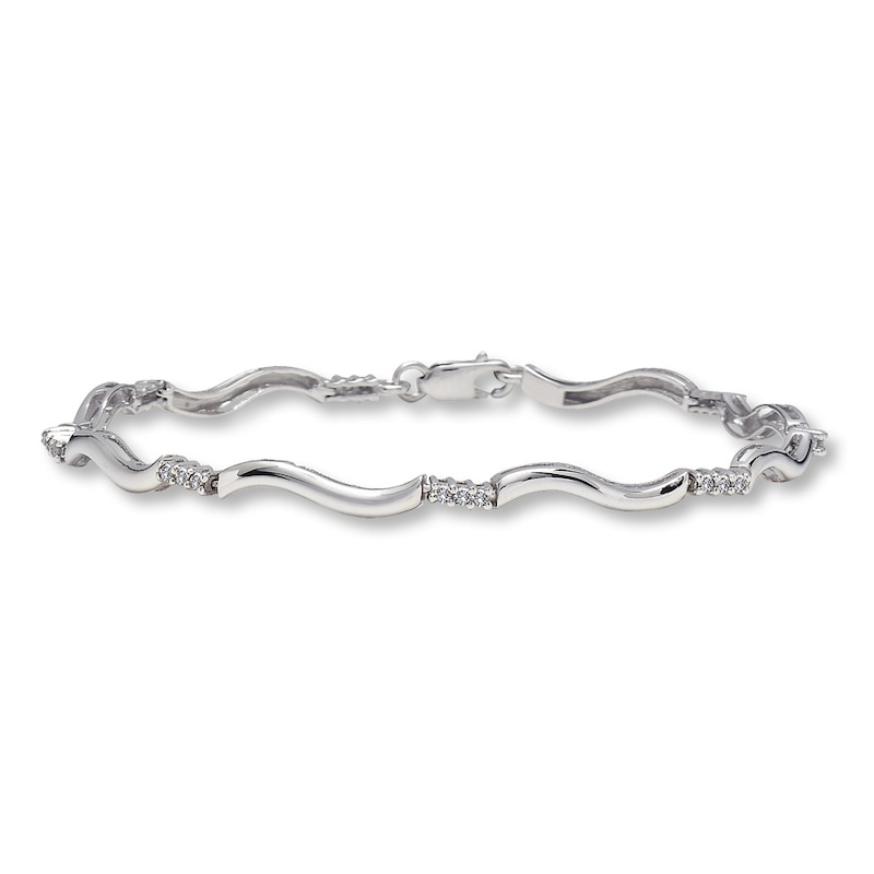 Previously Owned Bracelet 1/4 ct tw Diamonds 10K White Gold