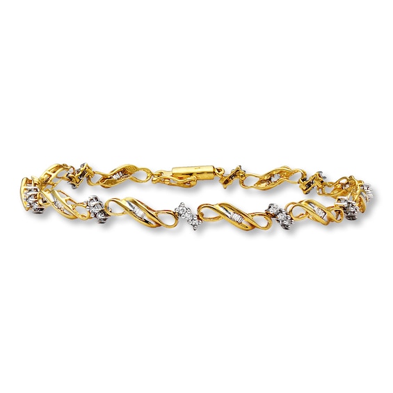 Previously Owned Bracelet 1/2 ct tw Diamonds 10K Yellow Gold