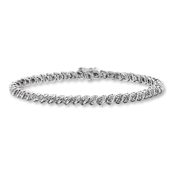 Previously Owned Bracelet 1/2 ct tw Diamonds 10K White Gold