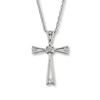 Thumbnail Image 1 of Previously Owned Necklace 1/10 ct tw Diamonds 10K White Gold 18"