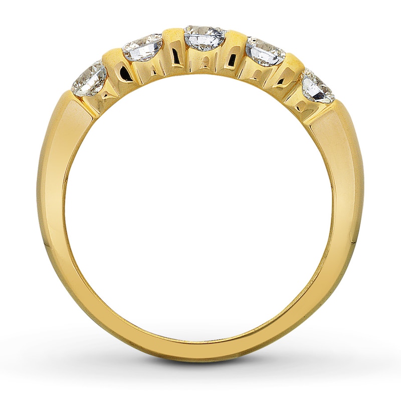 Main Image 2 of Previously Owned Anniversary Band 1 ct tw Round-cut Diamonds 14K Yellow Gold