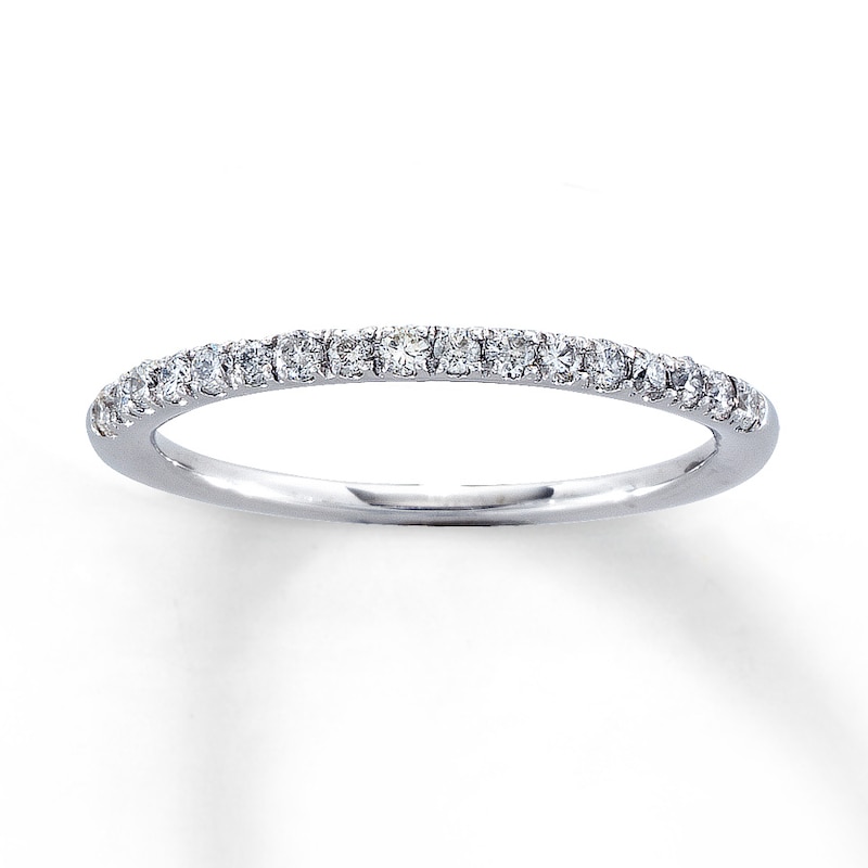 Main Image 1 of Previously Owned Anniversary Band 1/4 ct tw Round-cut Diamonds 14K White Gold