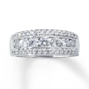 Thumbnail Image 0 of Previously Owned Anniversary Band 1 ct tw Round-cut Diamonds 14K White Gold