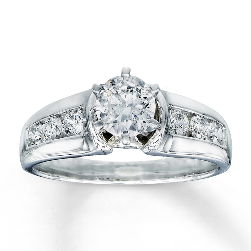 Main Image 1 of Previously Owned Ring 1 ct tw Diamonds 14K White Gold