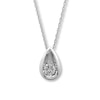 Previously Owned Necklace 1/4 ct Diamond 14K White Gold