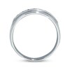 Thumbnail Image 2 of Previously Owned Men's Diamond Wedding Band 1/2 ct tw Round-cut 14K White Gold Size 10.25