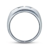 Thumbnail Image 1 of Previously Owned Men's Diamond Wedding Band 1 ct tw Round-cut 14K White Gold