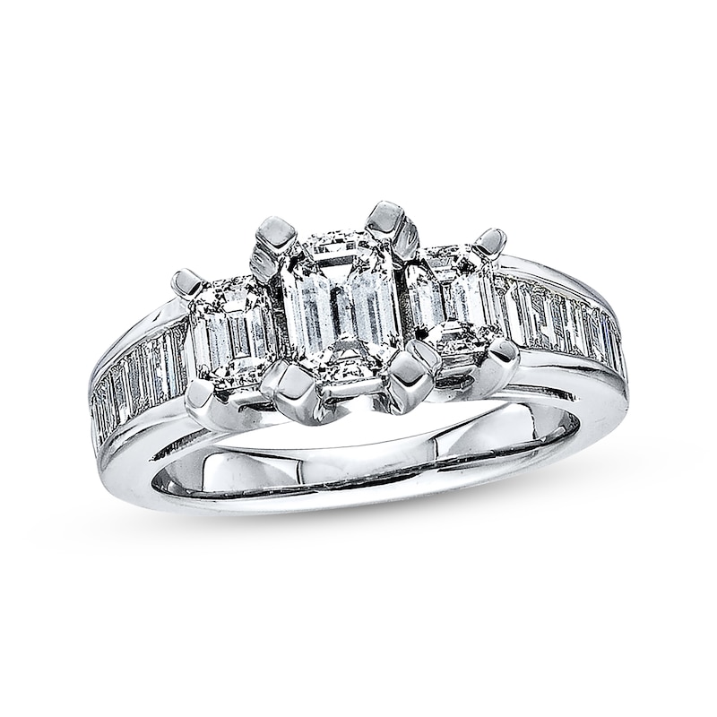 Main Image 1 of Previously Owned Diamond Ring 2 ct tw 14K White Gold