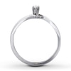 Thumbnail Image 2 of Previously Owned Promise Ring 1/20 carat Diamond 10K White Gold