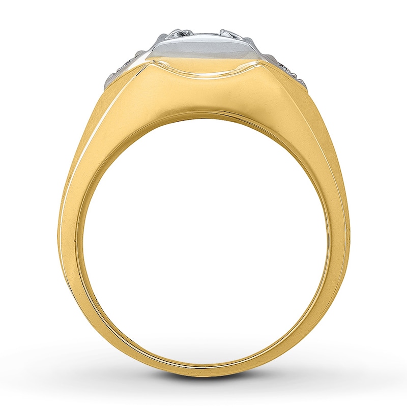 Main Image 2 of Previously Owned Men's Diamond Ring 1/2 ct tw 14K Yellow Gold