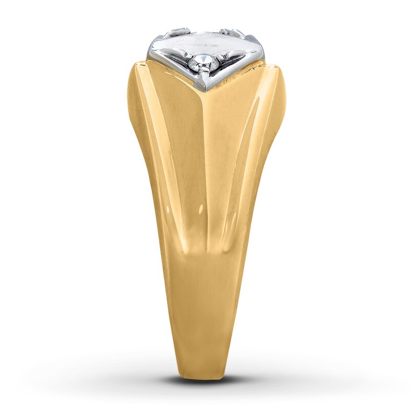 Main Image 3 of Previously Owned Men's Diamond Ring 1/2 ct tw 14K Yellow Gold