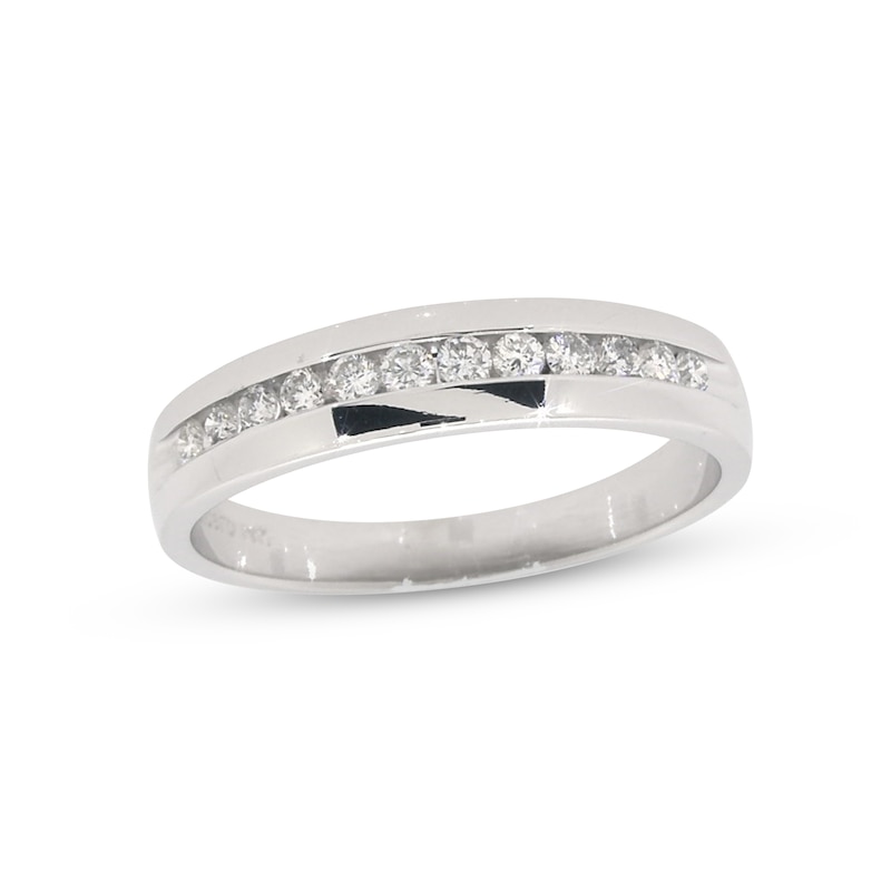 Main Image 1 of Previously Owned Diamond Anniversary Ring 1/4 ct tw Round-cut 14K White Gold