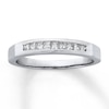 Thumbnail Image 0 of Previously Owned Band 1/4 ct tw Princess-cut Diamonds 14K White Gold