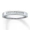 Thumbnail Image 1 of Previously Owned Anniversary Band 1/4 ct tw Princess-cut Diamonds 14K White Gold