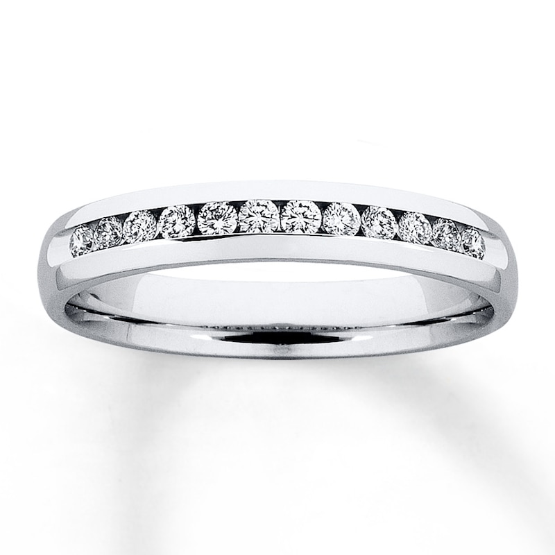 Previously Owned Diamond Annversary Band 1/4 ct tw Round-cut 14K White Gold