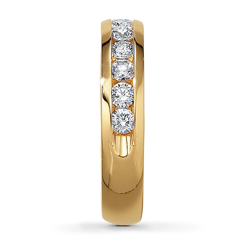 Main Image 3 of Previously Owned Diamond Anniversary Band 1 ct tw Round-cut 14K Yellow Gold