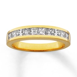 Previously Owned Anniversary Band 1 ct tw Princess-cut Diamonds 14K Yellow Gold