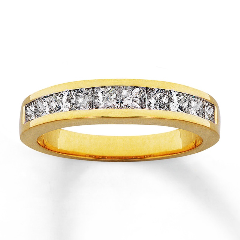 Previously Owned Anniversary Band 1 ct tw Princess-cut Diamonds 14K Yellow Gold