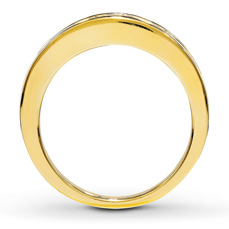 Main Image 2 of Previously Owned Diamond Band 1 ct tw Princess-cut 14K Yellow Gold