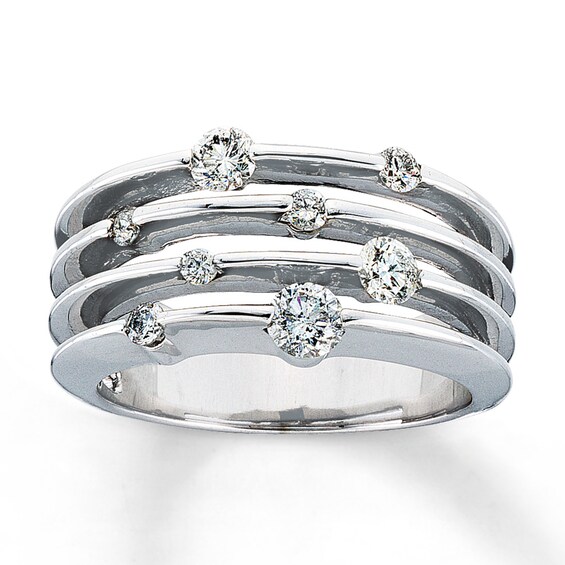 Previously Owned Band 5/8 ct tw Diamonds 14K White Gold