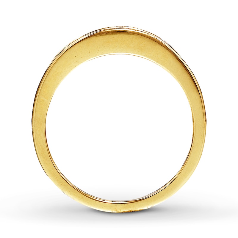 Main Image 2 of Previously Owned Diamond Anniversary Band 1/2 ct tw Princess-cut 14K Yellow Gold