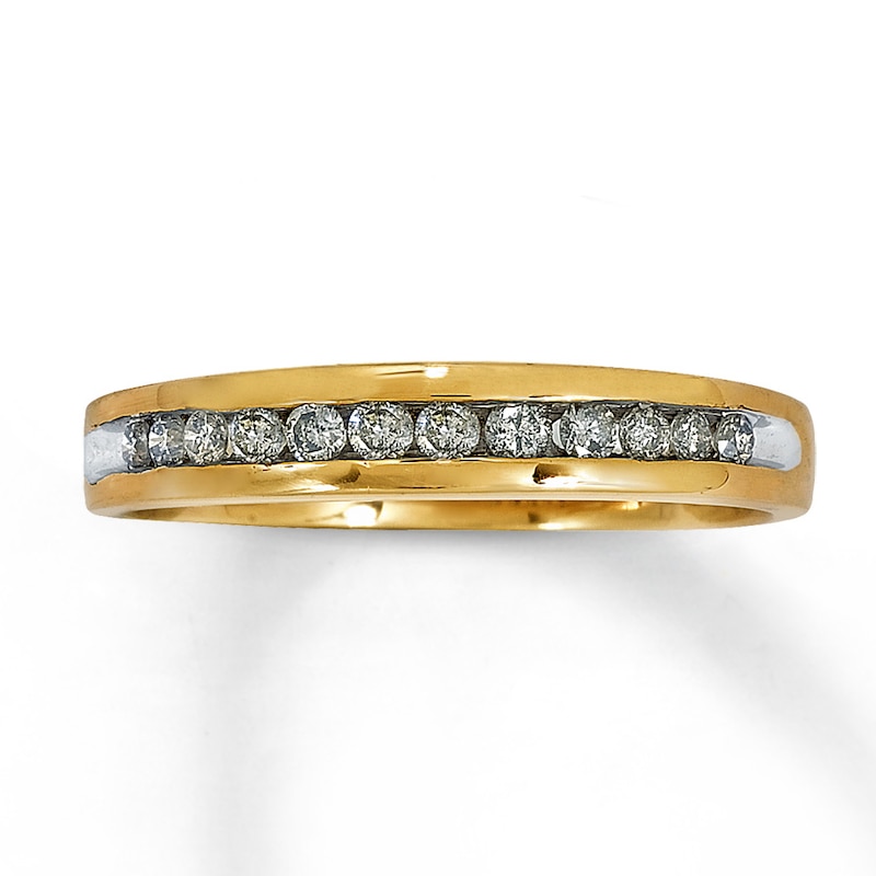 Previously Owned Diamond Anniversary Band 1/4 ct tw Round-cut 10K Yellow Gold
