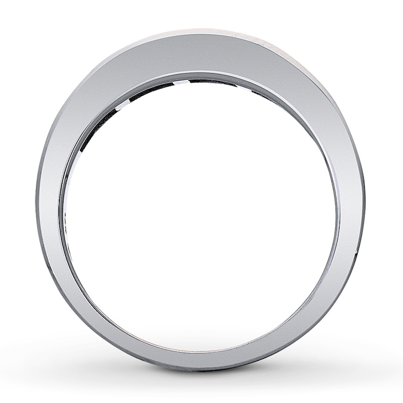 Main Image 2 of Previously Owned Anniversary Band 1/2 ct tw Princess-cut Diamonds 14K White Gold
