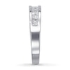 Thumbnail Image 2 of Previously Owned Anniversary Band 1/2 ct tw Princess-cut Diamonds 14K White Gold