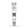 Thumbnail Image 3 of Previously Owned Anniversary Band 1/2 ct tw Princess-cut Diamonds 14K White Gold