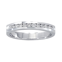 Previously Owned Diamond Anniversary Band 1/4 ct tw Round-cut 14K White Gold