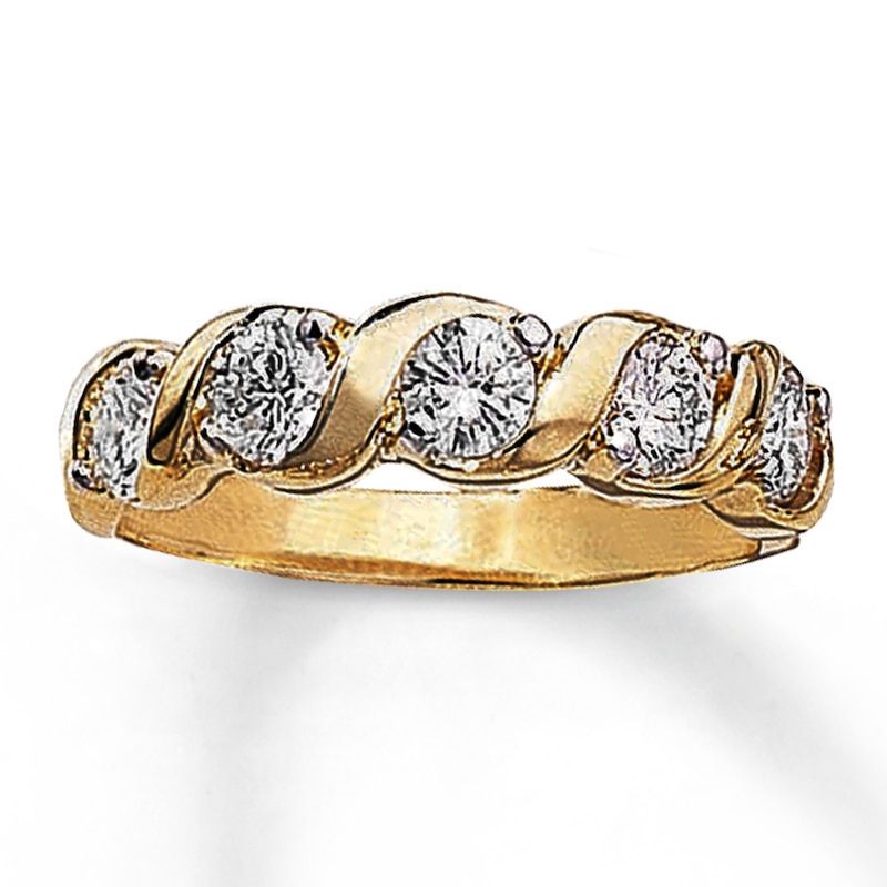 Previously Owned Diamond Anniversary Band 1/2 ct tw 14K Yellow Gold