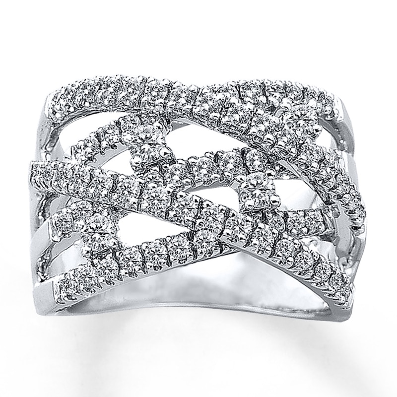 Main Image 1 of Previously Owned Ring 1 ct tw Diamonds 14K White Gold