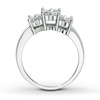 Thumbnail Image 2 of Previously Owned Diamond Ring 1/2 ct tw Round 14K White Gold