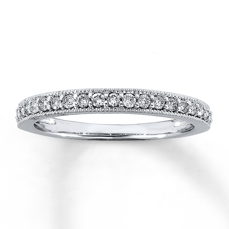 Previously Owned Diamond Anniversary Band 1/4 ct tw Round-cut 14K White Gold