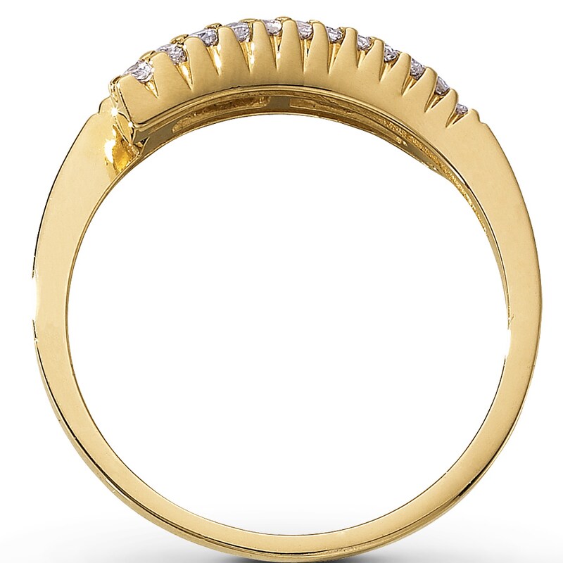 Main Image 2 of Previously Owned Diamond Journey Ring 1/2 ct tw 14K Yellow Gold