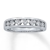 Thumbnail Image 1 of Previously Owned Diamond Anniversary Band 1/2 ct tw Princess-cut 14K White Gold
