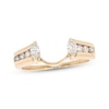 Previously Owned Diamond Enhancer Ring 1/2 Carat tw Round & Marquise-Cut 14K Yellow Gold