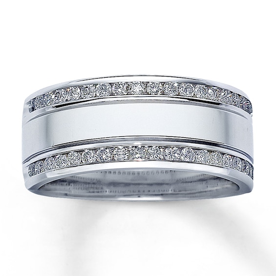 Previously Owned Diamond Anniversary Band 1/2 ct tw Round-cut 14K White Gold
