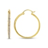 Thumbnail Image 0 of Previously Owned Channel Hoop Earrings 1/2 ct tw Diamonds 14K Yellow Gold