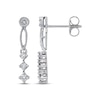 Thumbnail Image 0 of Previously Owned Diamond Dangle Earrings 1/5 cttw 10K White Gold